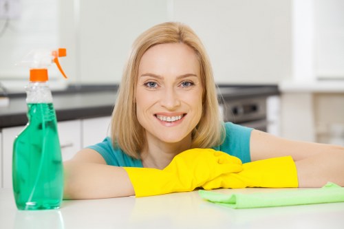 Healthy and organized workplace maintained by office cleaning