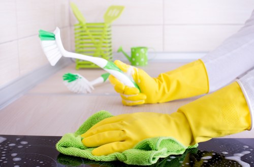 Kitchen cleaning during end of tenancy cleaning