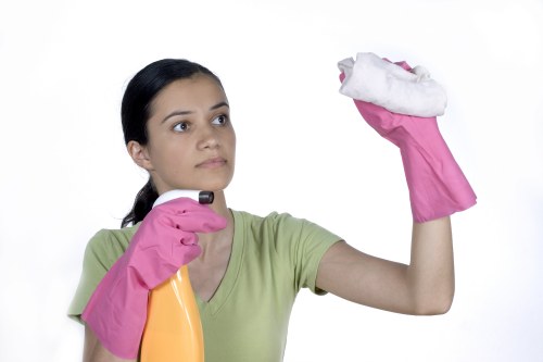 Expert move in cleaning service preparing a rental home